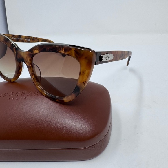 Longchamp Cat Eye Sunglasses LO686S 518 Red Havana 51mm With Case main image 5